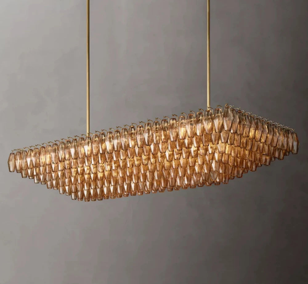 LED American Chrome Black Brass 2025 Chandelier Lighting Hanging Lamps Lustre Suspension Luminaire Lampen For Dinning Room