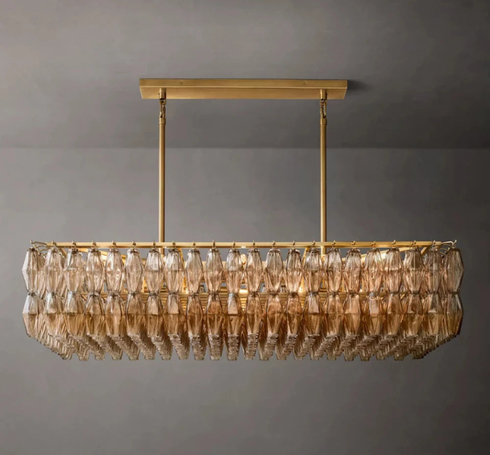 LED American Chrome Black Brass 2025 Chandelier Lighting Hanging Lamps Lustre Suspension Luminaire Lampen For Dinning Room