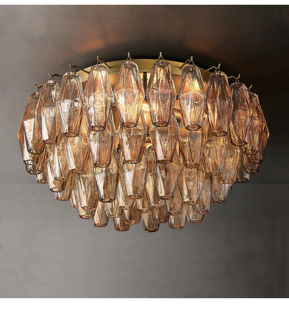LED American Chrome Black Brass 2025 Chandelier Lighting Hanging Lamps Lustre Suspension Luminaire Lampen For Dinning Room