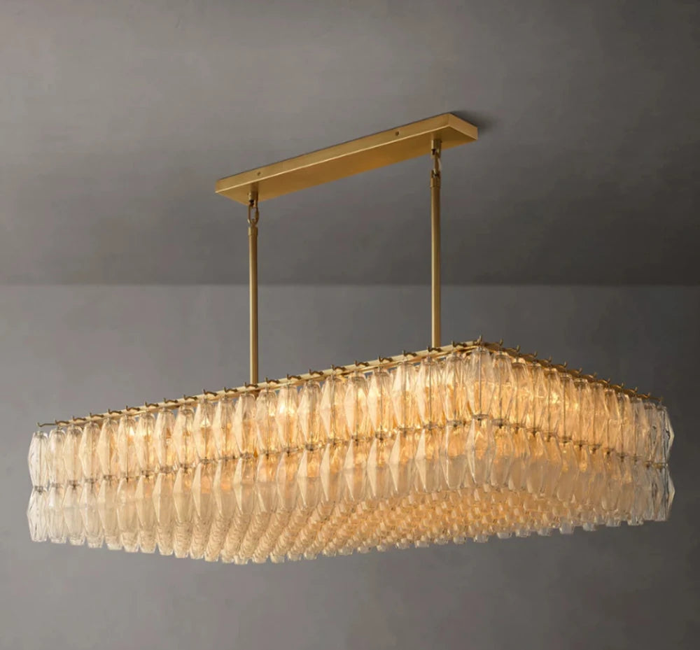 LED American Chrome Black Brass 2025 Chandelier Lighting Hanging Lamps Lustre Suspension Luminaire Lampen For Dinning Room