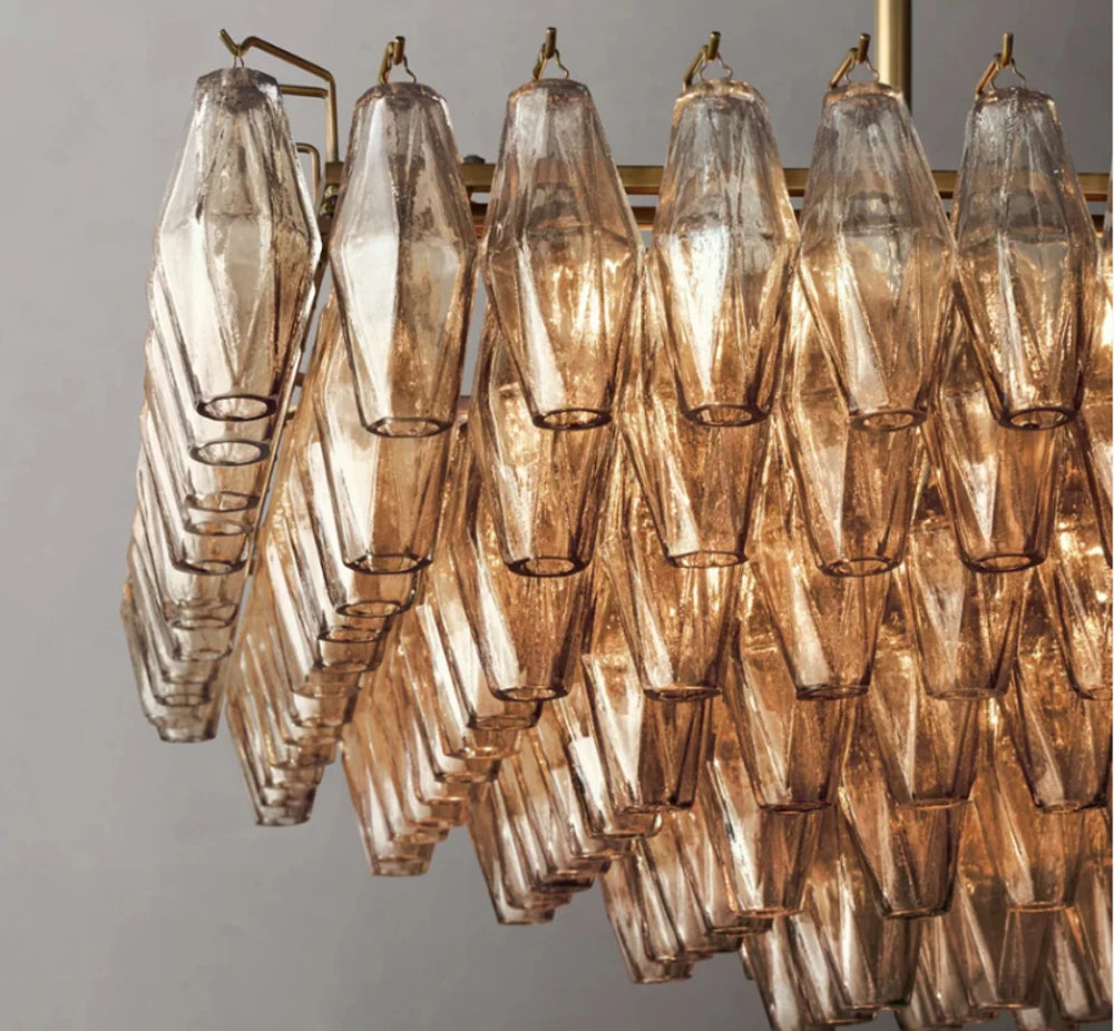 LED American Chrome Black Brass 2025 Chandelier Lighting Hanging Lamps Lustre Suspension Luminaire Lampen For Dinning Room