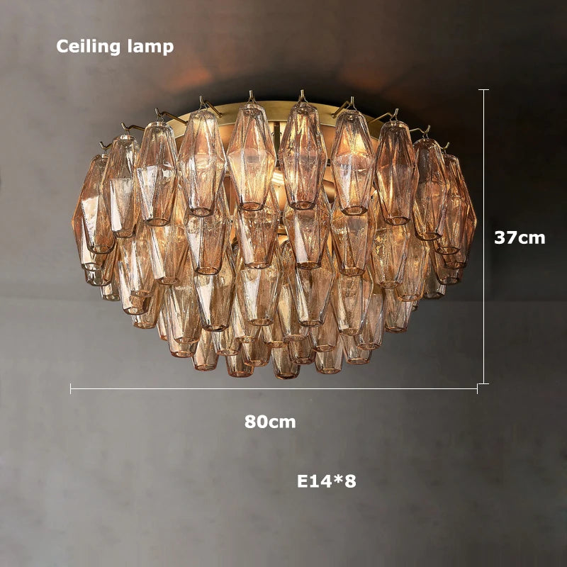 LED American Chrome Black Brass 2025 Chandelier Lighting Hanging Lamps Lustre Suspension Luminaire Lampen For Dinning Room