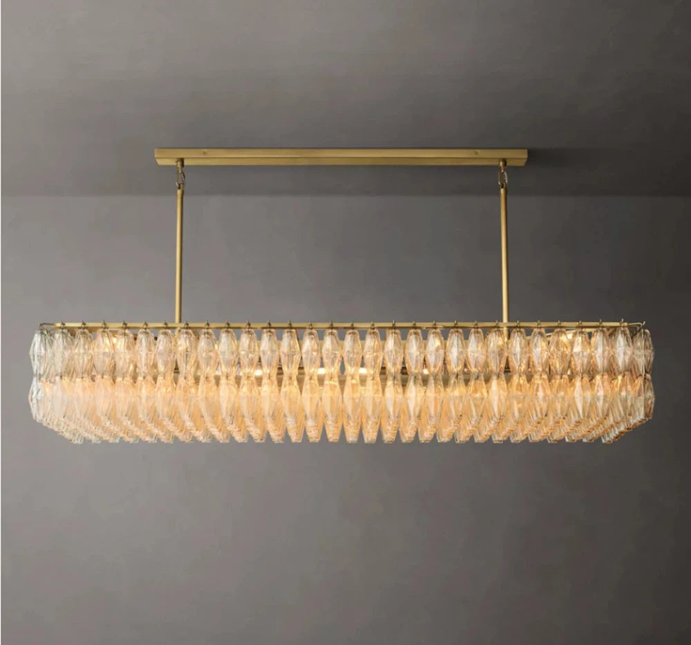 LED American Chrome Black Brass 2025 Chandelier Lighting Hanging Lamps Lustre Suspension Luminaire Lampen For Dinning Room