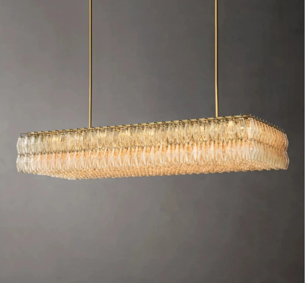 LED American Chrome Black Brass 2025 Chandelier Lighting Hanging Lamps Lustre Suspension Luminaire Lampen For Dinning Room