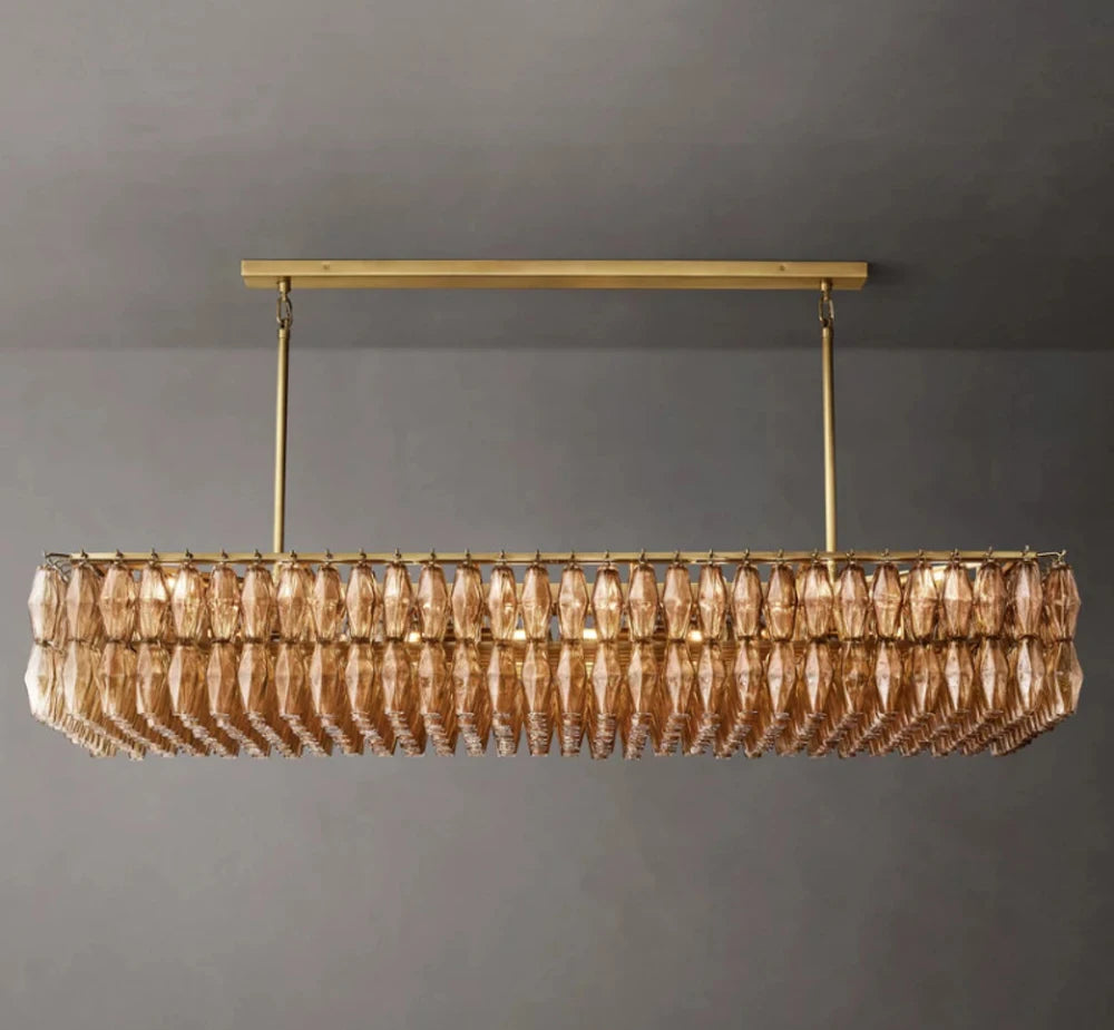 LED American Chrome Black Brass 2025 Chandelier Lighting Hanging Lamps Lustre Suspension Luminaire Lampen For Dinning Room
