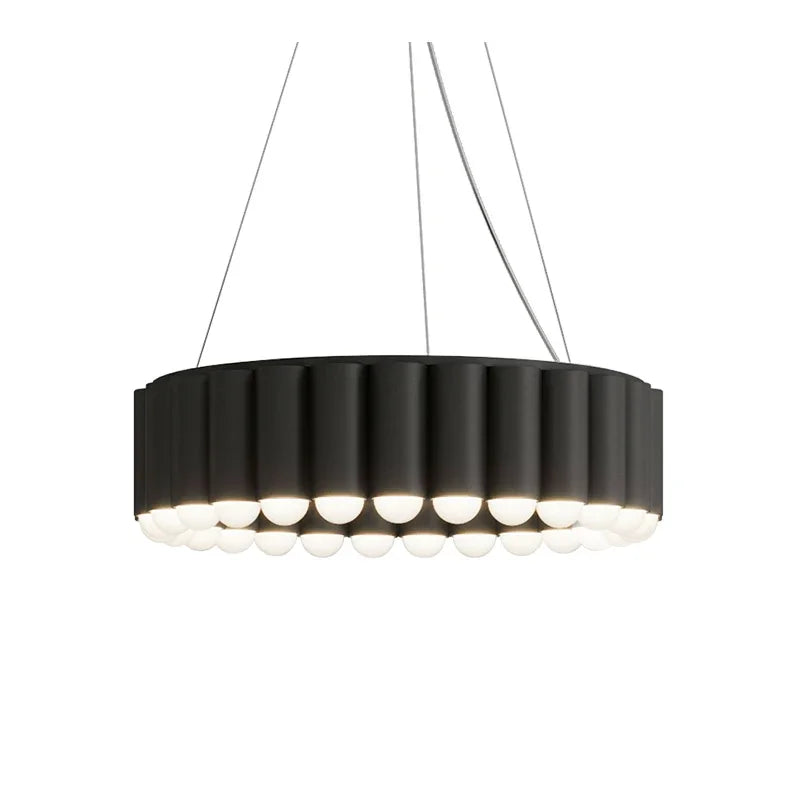 Modern Scandinavian Gold Ring Pendant Light for Guest Bedroom Dining Room Chandelier Indoor Gloss Hanging Lighting Designer