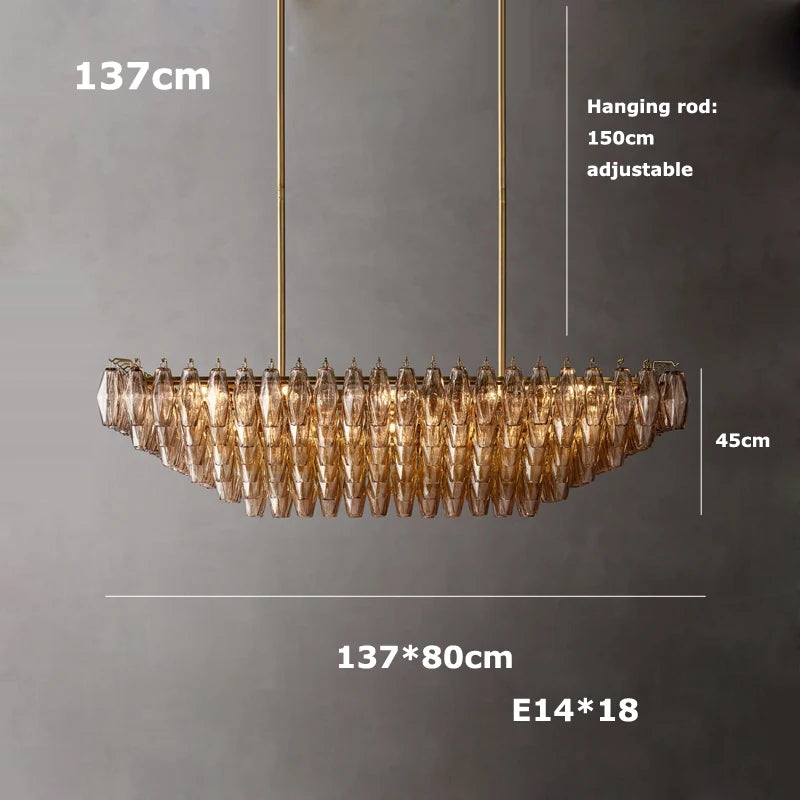 LED American Chrome Black Brass 2025 Chandelier Lighting Hanging Lamps Lustre Suspension Luminaire Lampen For Dinning Room