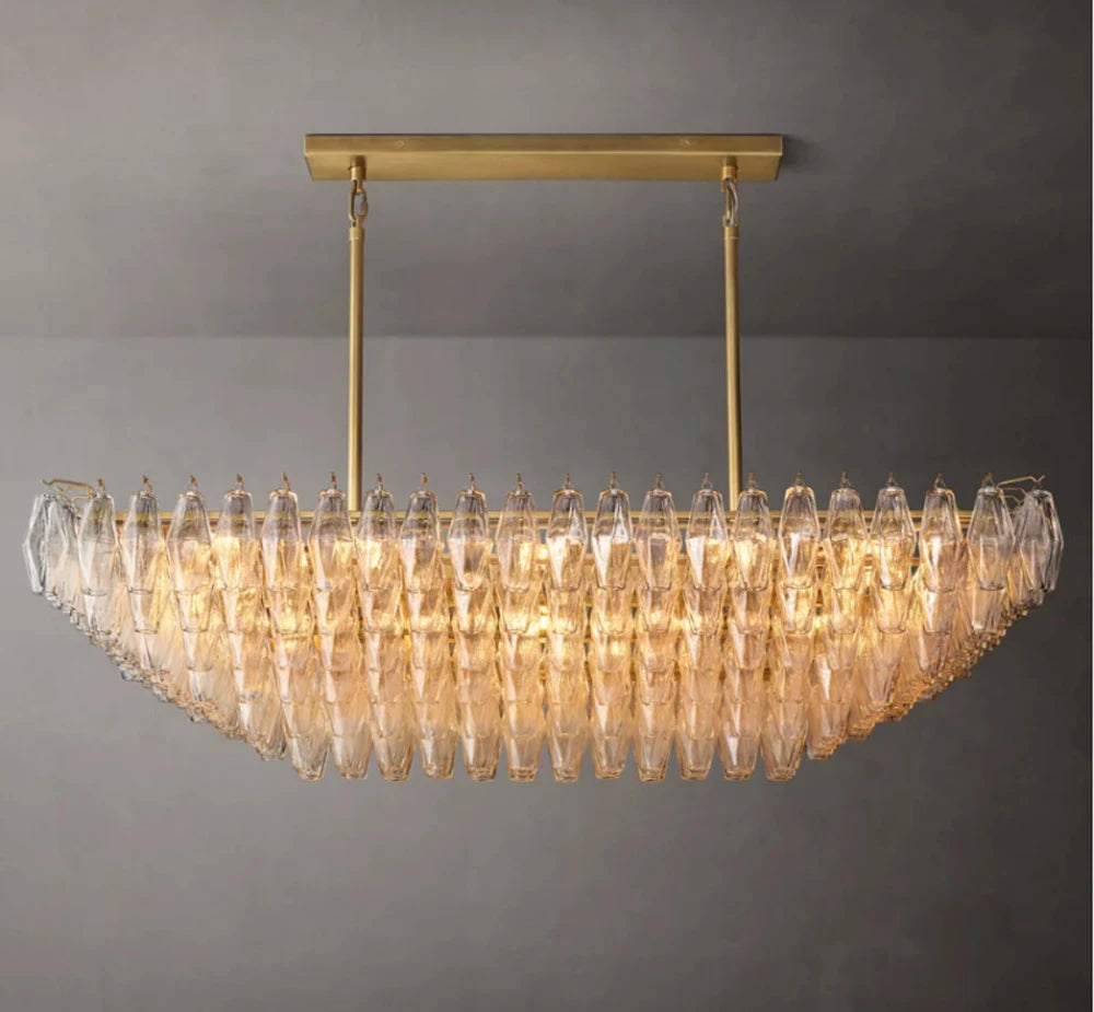 LED American Chrome Black Brass 2025 Chandelier Lighting Hanging Lamps Lustre Suspension Luminaire Lampen For Dinning Room