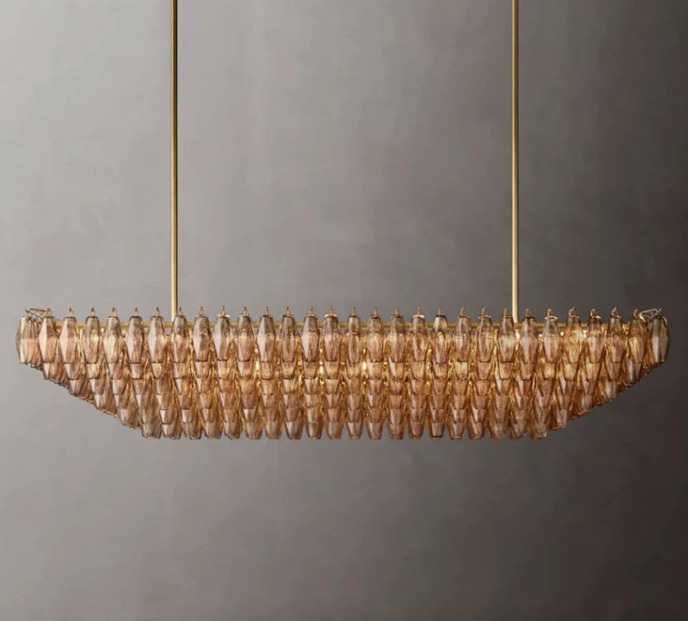 LED American Chrome Black Brass 2025 Chandelier Lighting Hanging Lamps Lustre Suspension Luminaire Lampen For Dinning Room