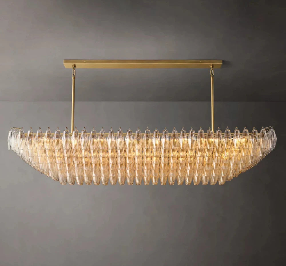 LED American Chrome Black Brass 2025 Chandelier Lighting Hanging Lamps Lustre Suspension Luminaire Lampen For Dinning Room