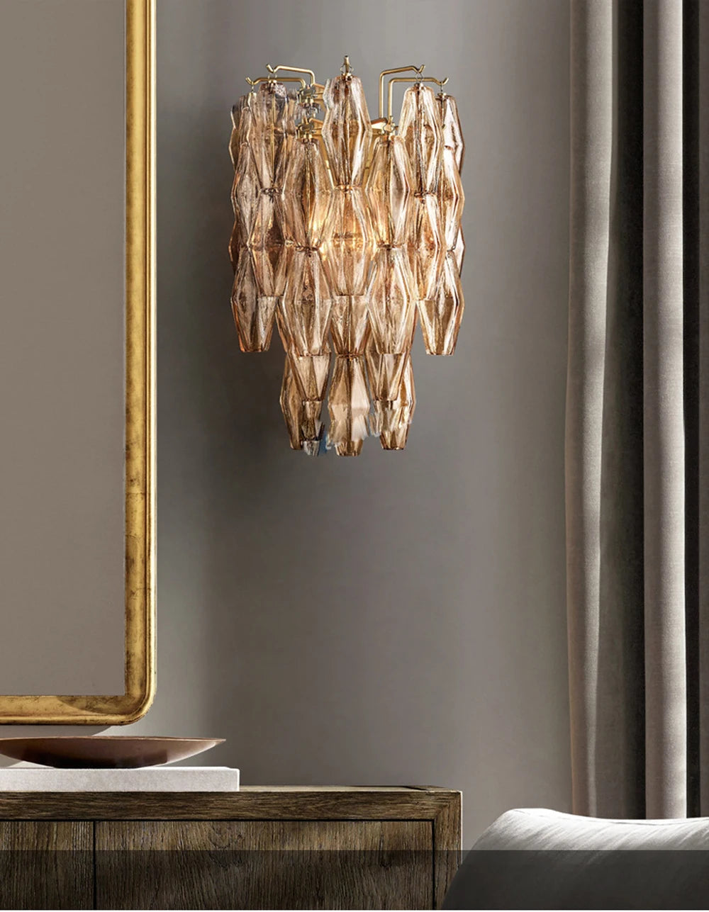 LED American Chrome Black Brass 2025 Chandelier Lighting Hanging Lamps Lustre Suspension Luminaire Lampen For Dinning Room